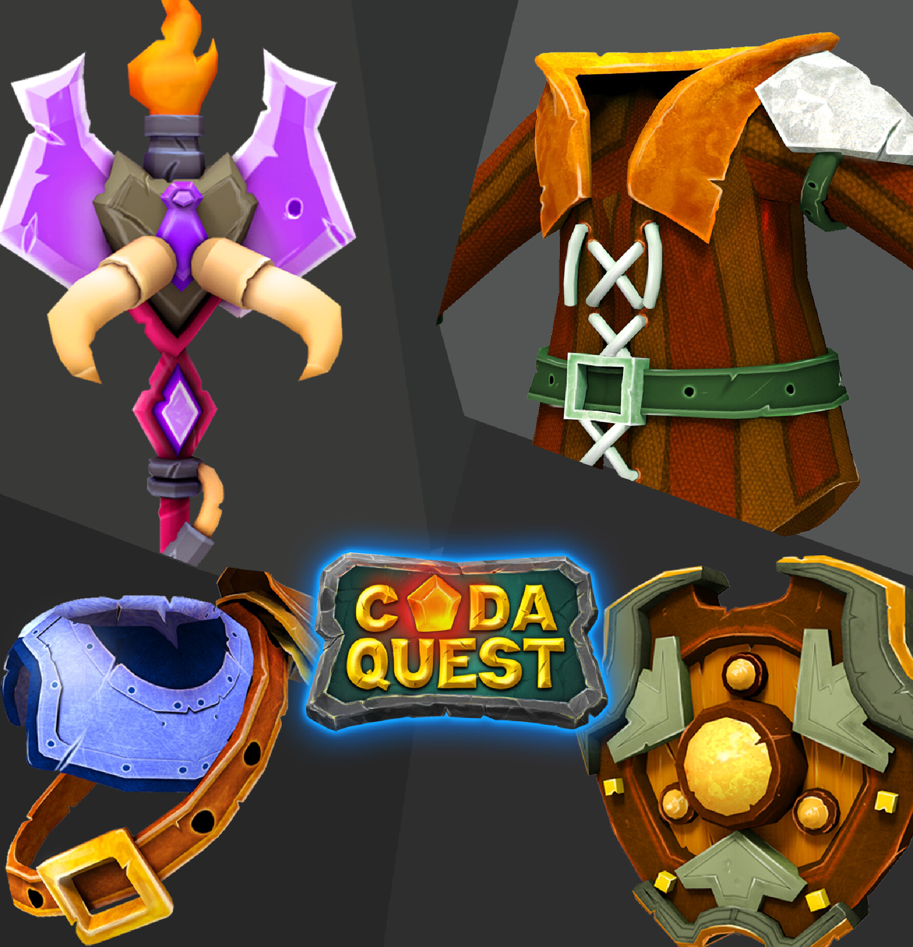 ArtStation Coda Quest Characters and prop design