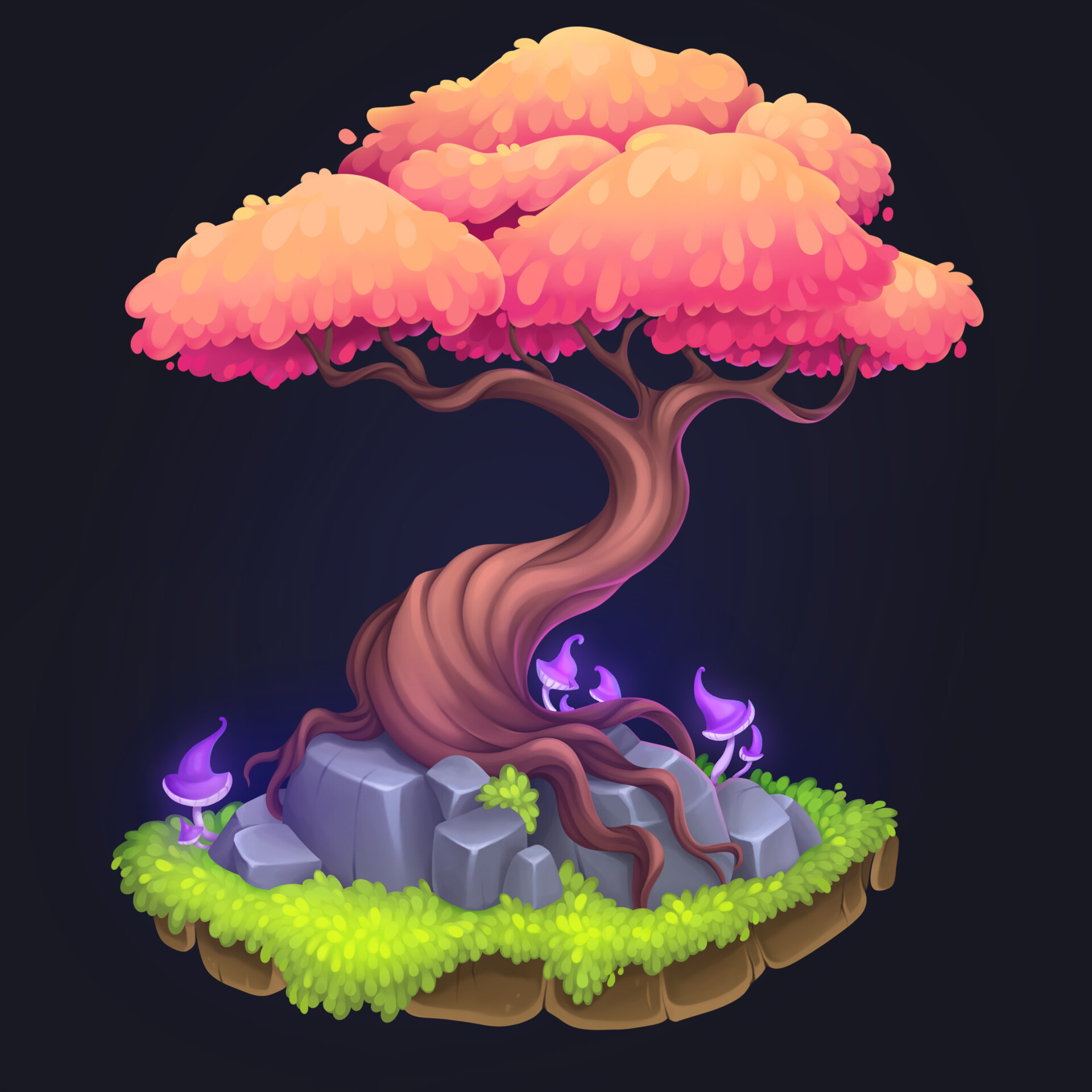 ArtStation - Fantasy tree