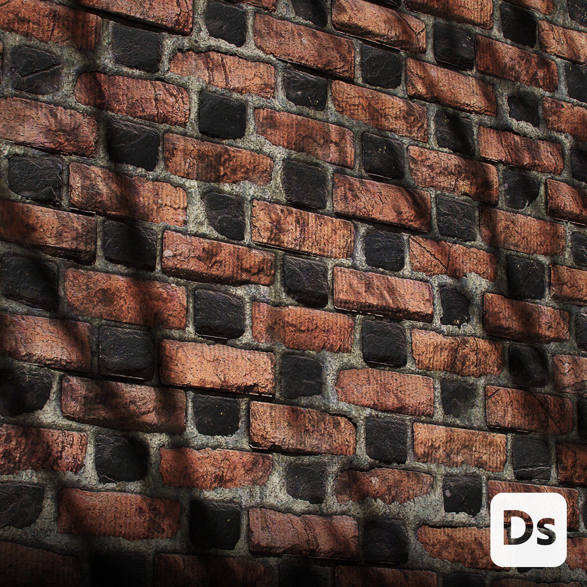 ArtStation - Brick Wall - Susbtance Designer
