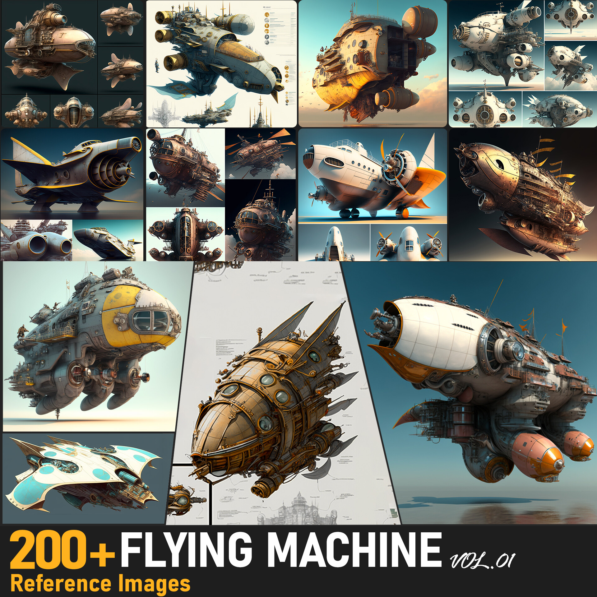 Artstation - Flying Machin Vol.02