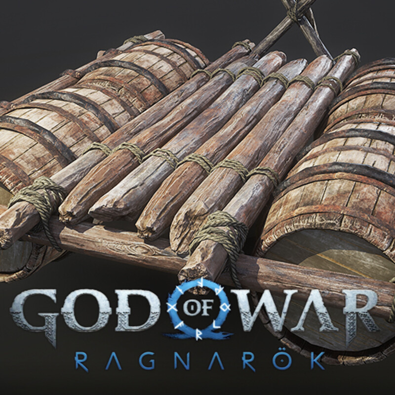 God of War Ragnarok - Svartalfheim Boat Models