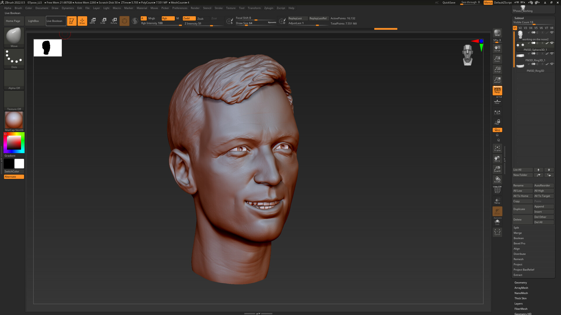 ArtStation ZBrush Sculpting Portraits Enhanced Modeling Techniques