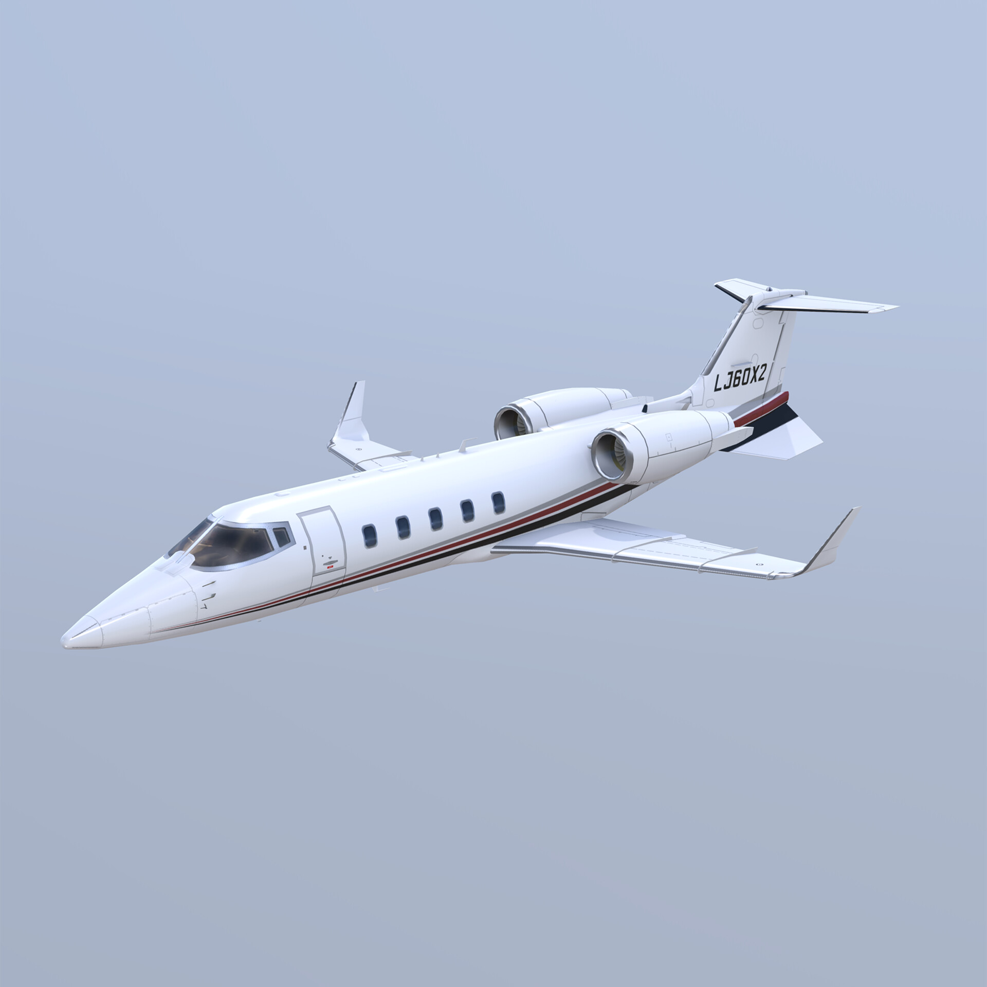 ArtStation Bombardier Learjet 60