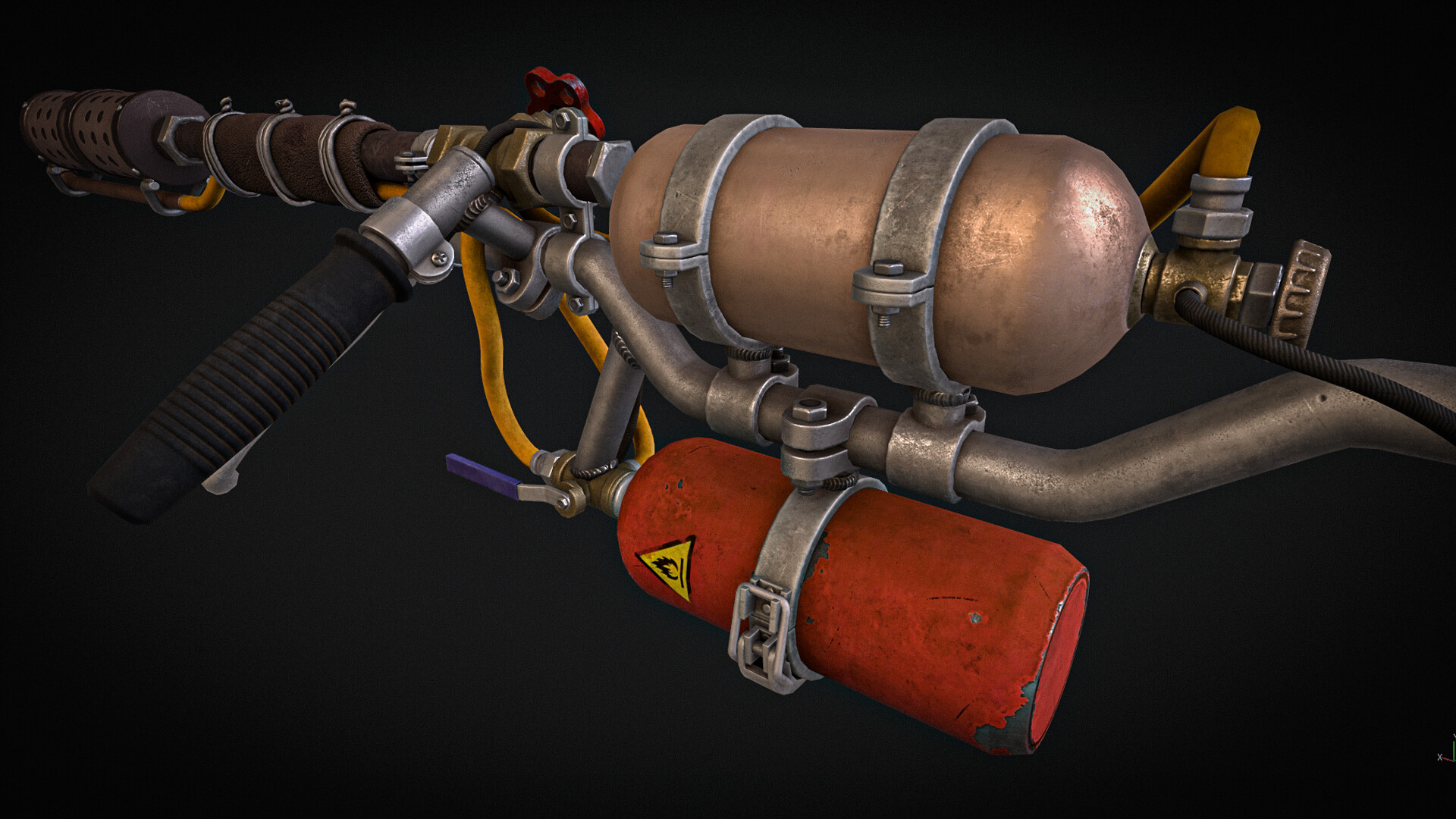 ArtStation - Game-ready 3D Flamethrower ( fanart )