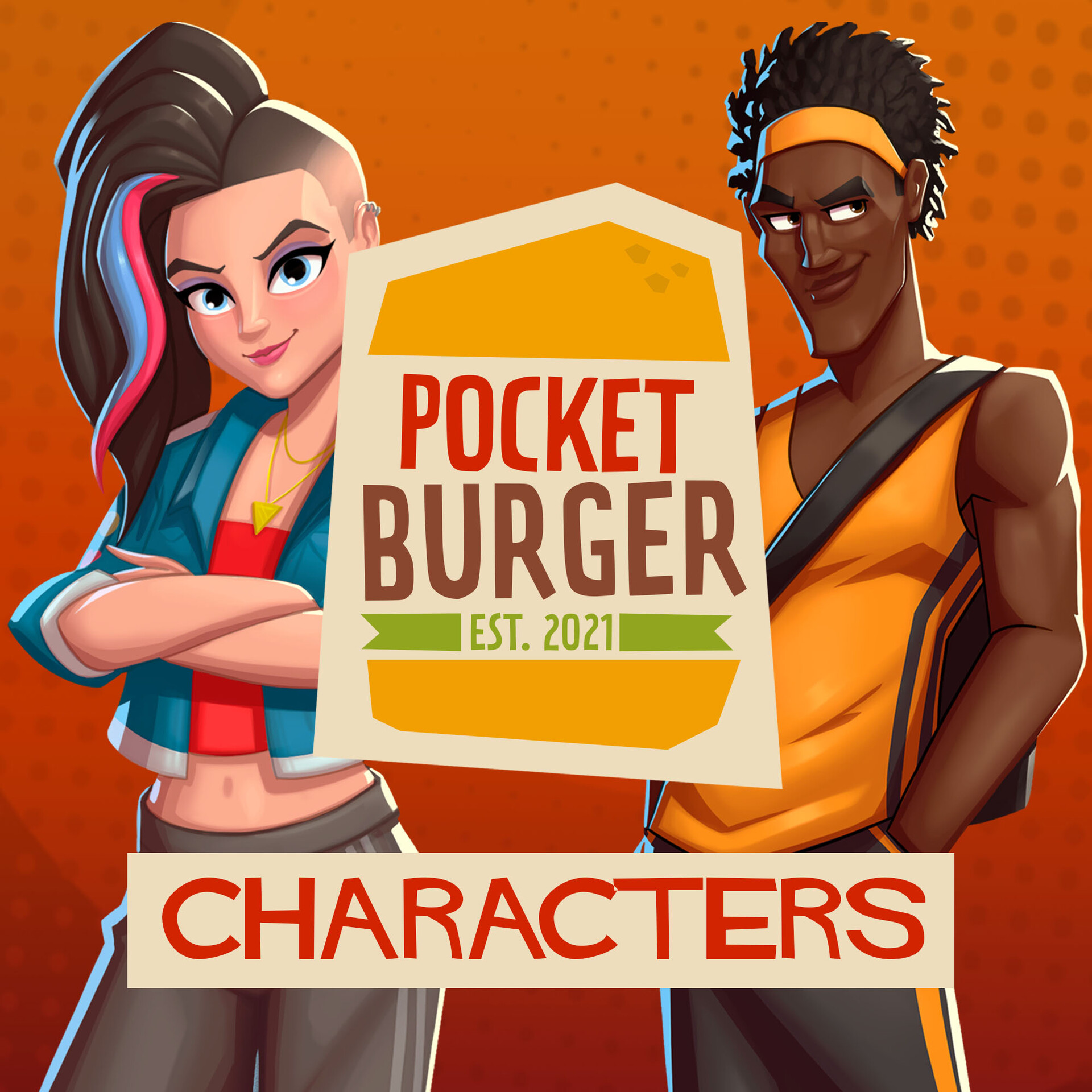 ArtStation Pocket Burger Games Characters