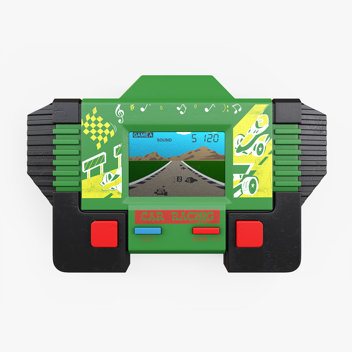 ArtStation - Car Racing - Chinese game console