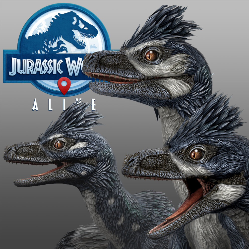 ArtStation Sinokotaraptor Jurassic World Alive