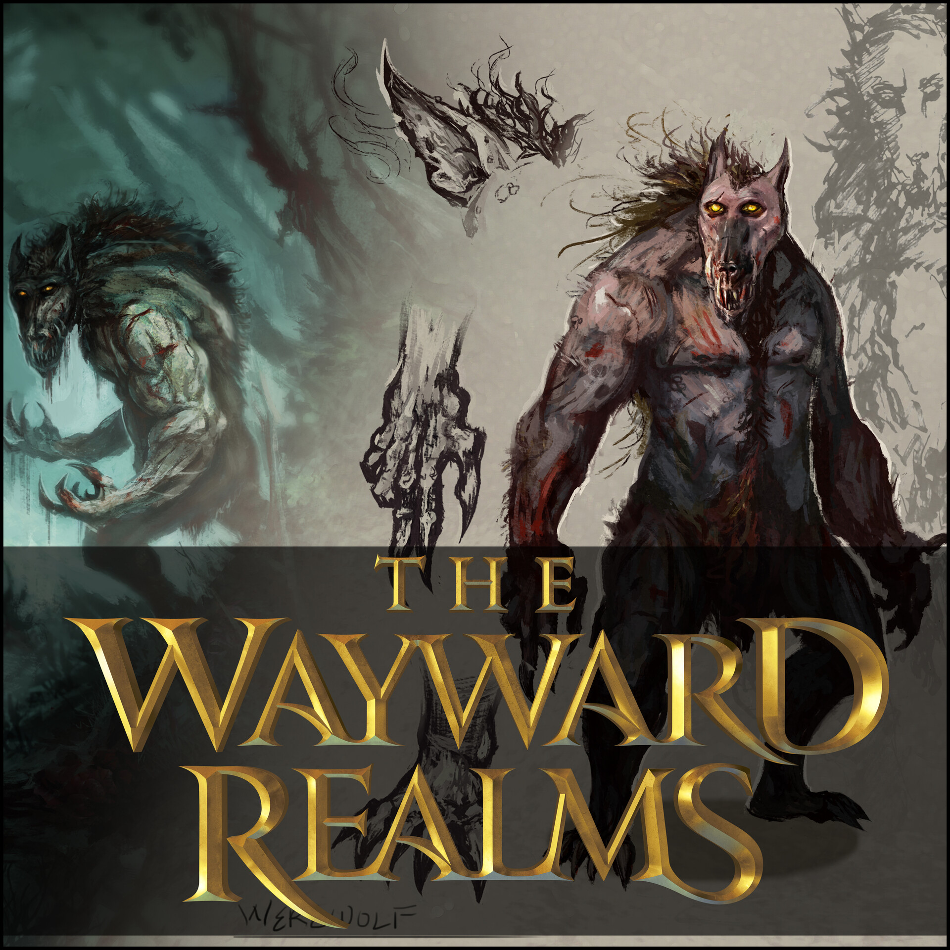 ArtStation - The Wayward Realms - Werewolf Concept