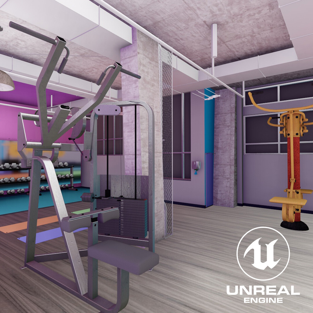 ArtStation Believe in Yourself GYM Room