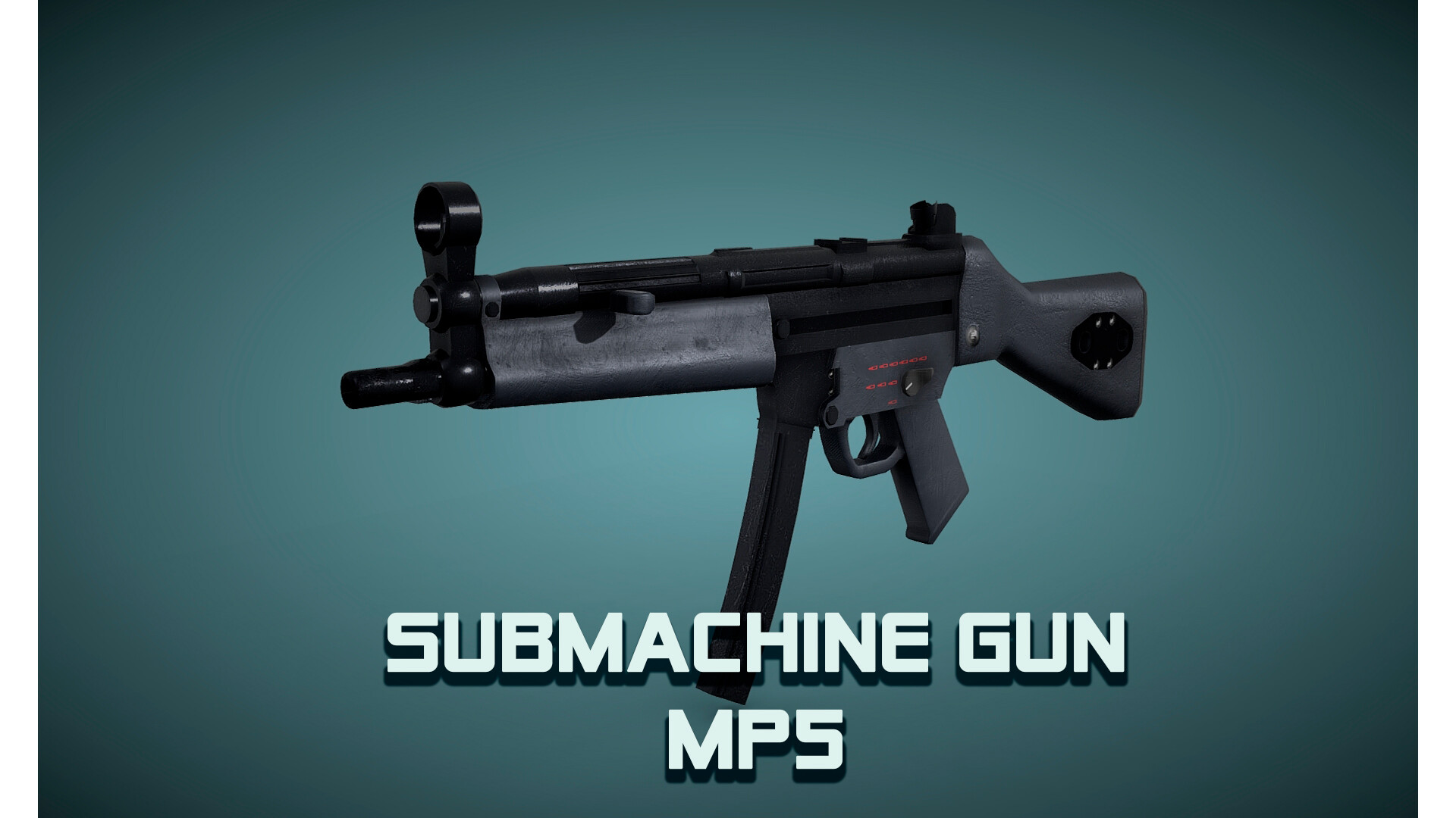 ArtStation - Military Submachine Gun - MP5