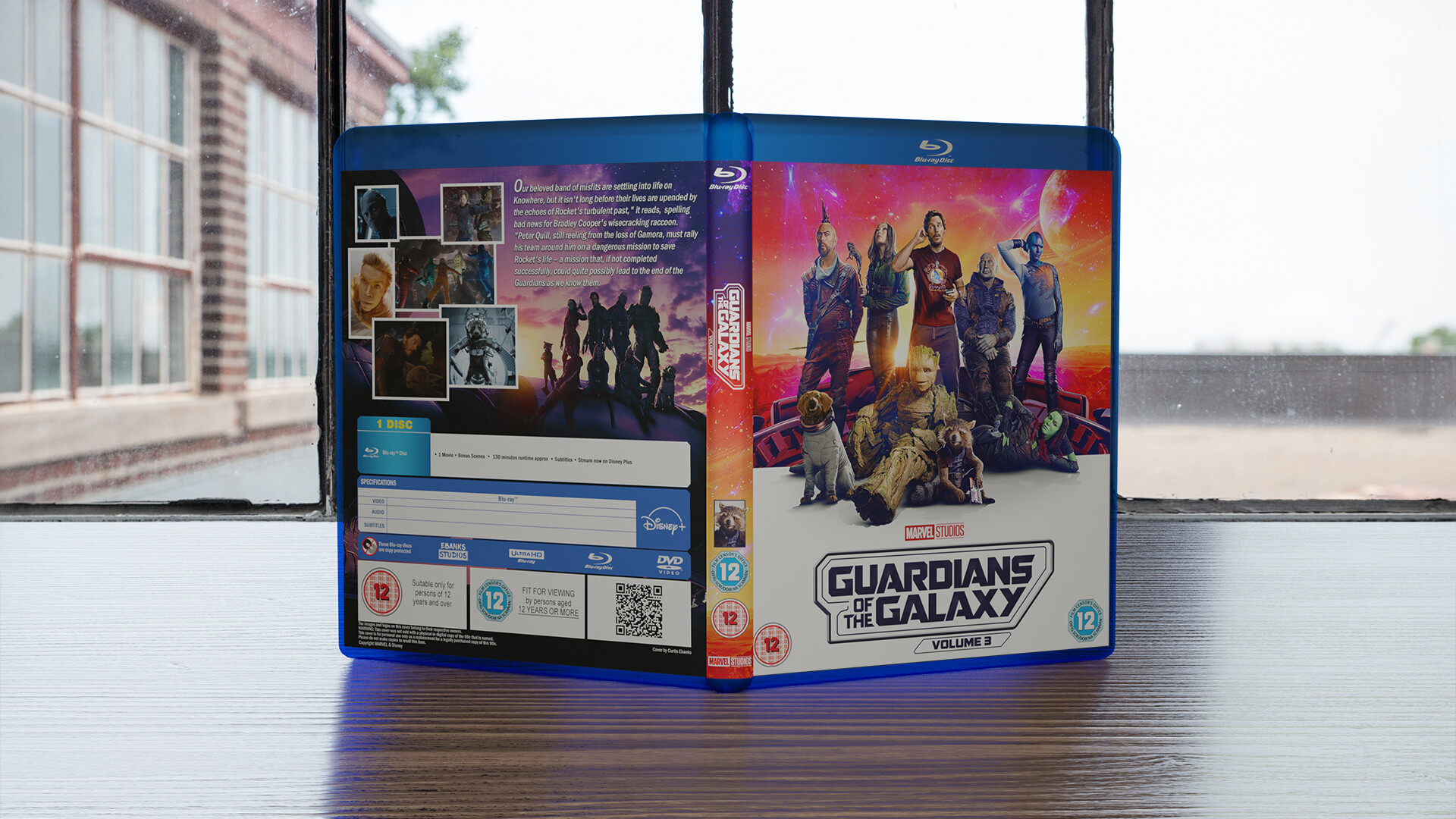 ArtStation - Guardians of the Galaxy Vol. 3 Custom Blu-ray Cover