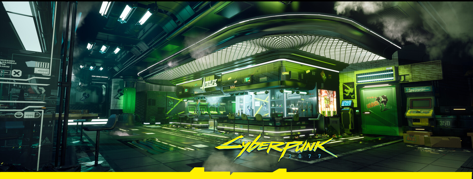 ArtStation Cyberpunk 2077 Afterlife Bar Fan Art   Prudhvi Raj Prudhvi Raj Render 0001 