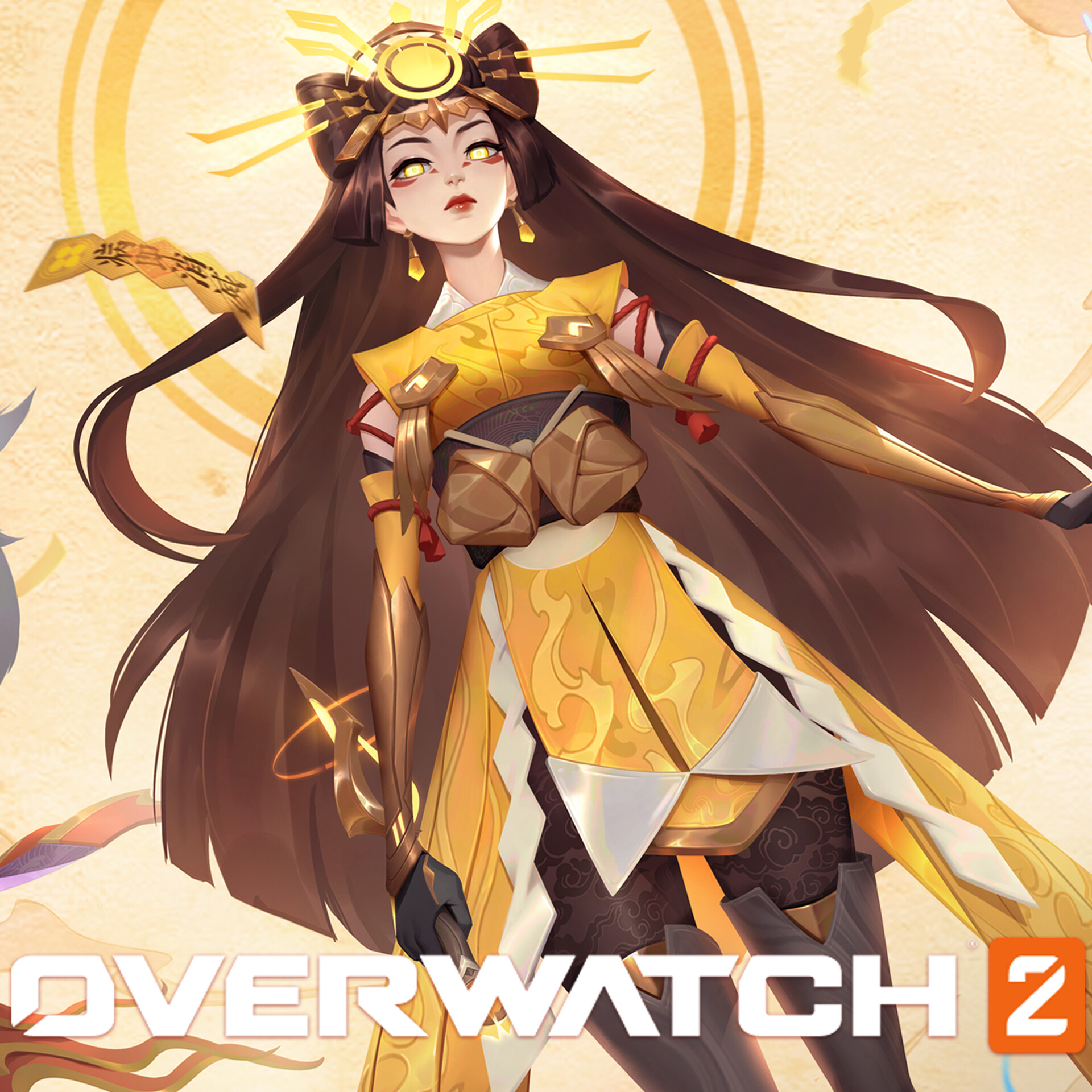 Artstation kiriko amaterasu mythic skin illustration
