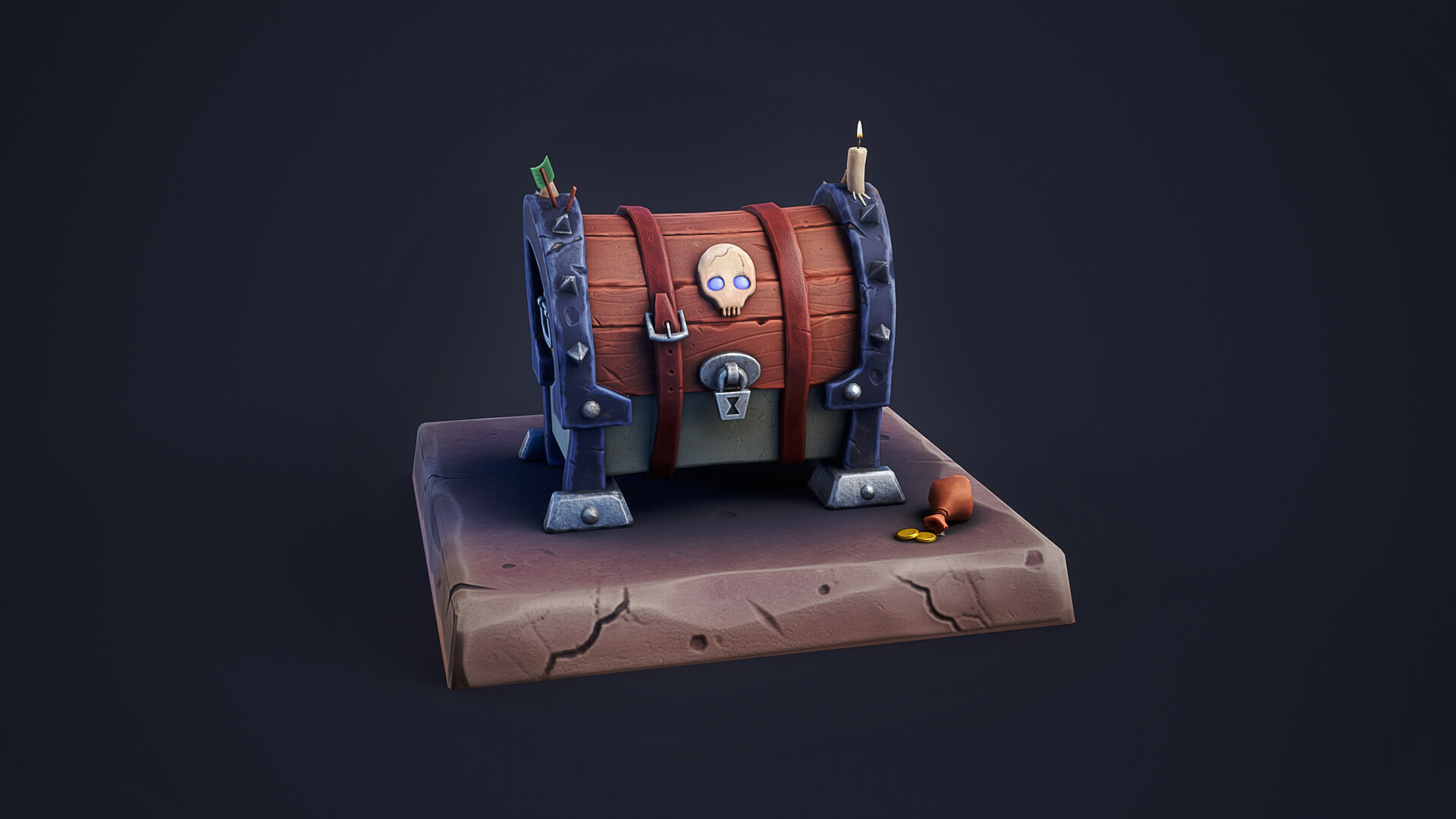 Artstation - Mythical Treasure Chest (realtime)