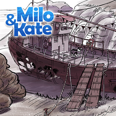 Milo & Kate - Onboard Milo's boat