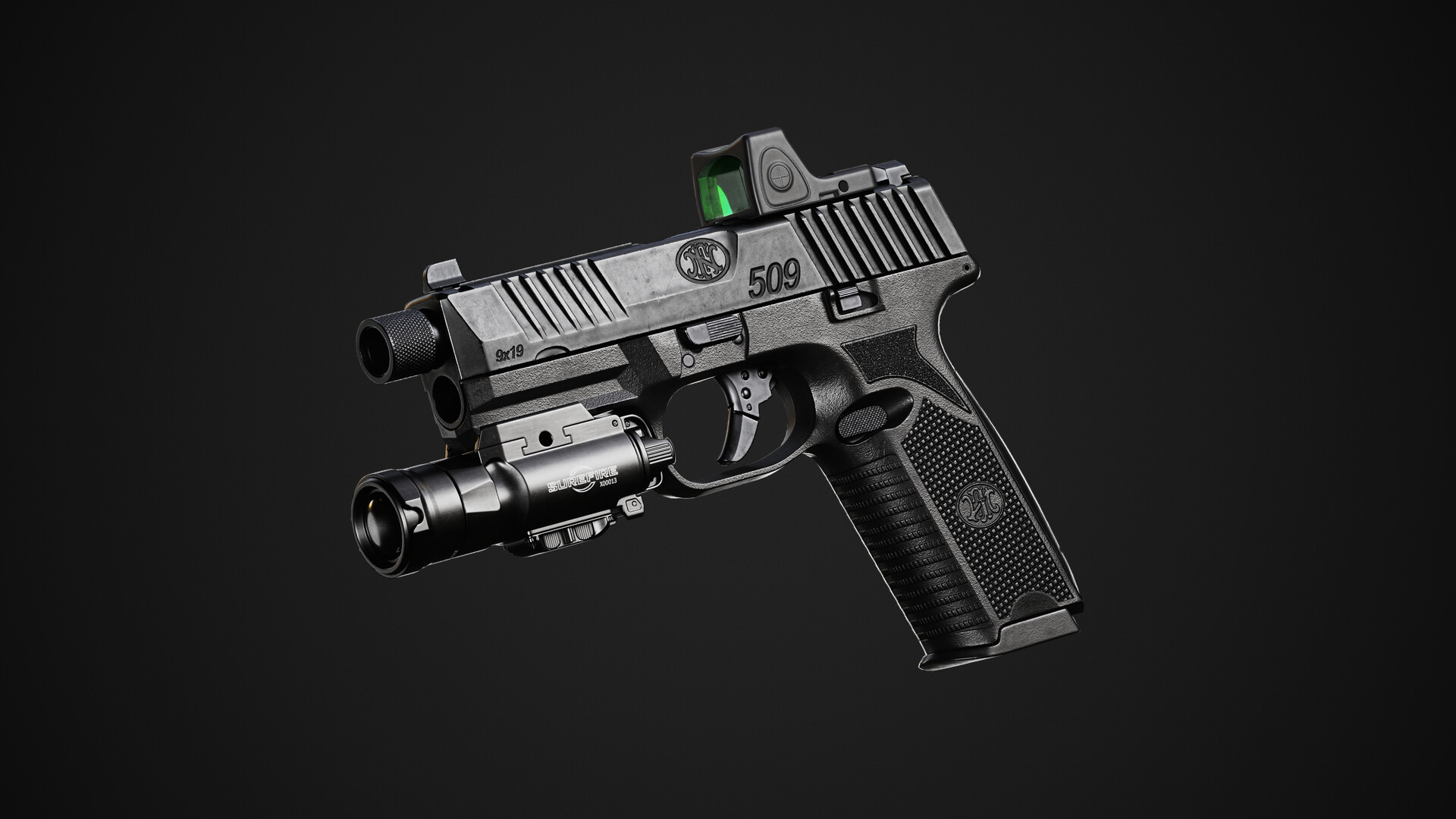 ArtStation - FN509 Semi Automatic Pistol