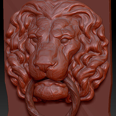 Sculpting practice - Stylised Lionhead