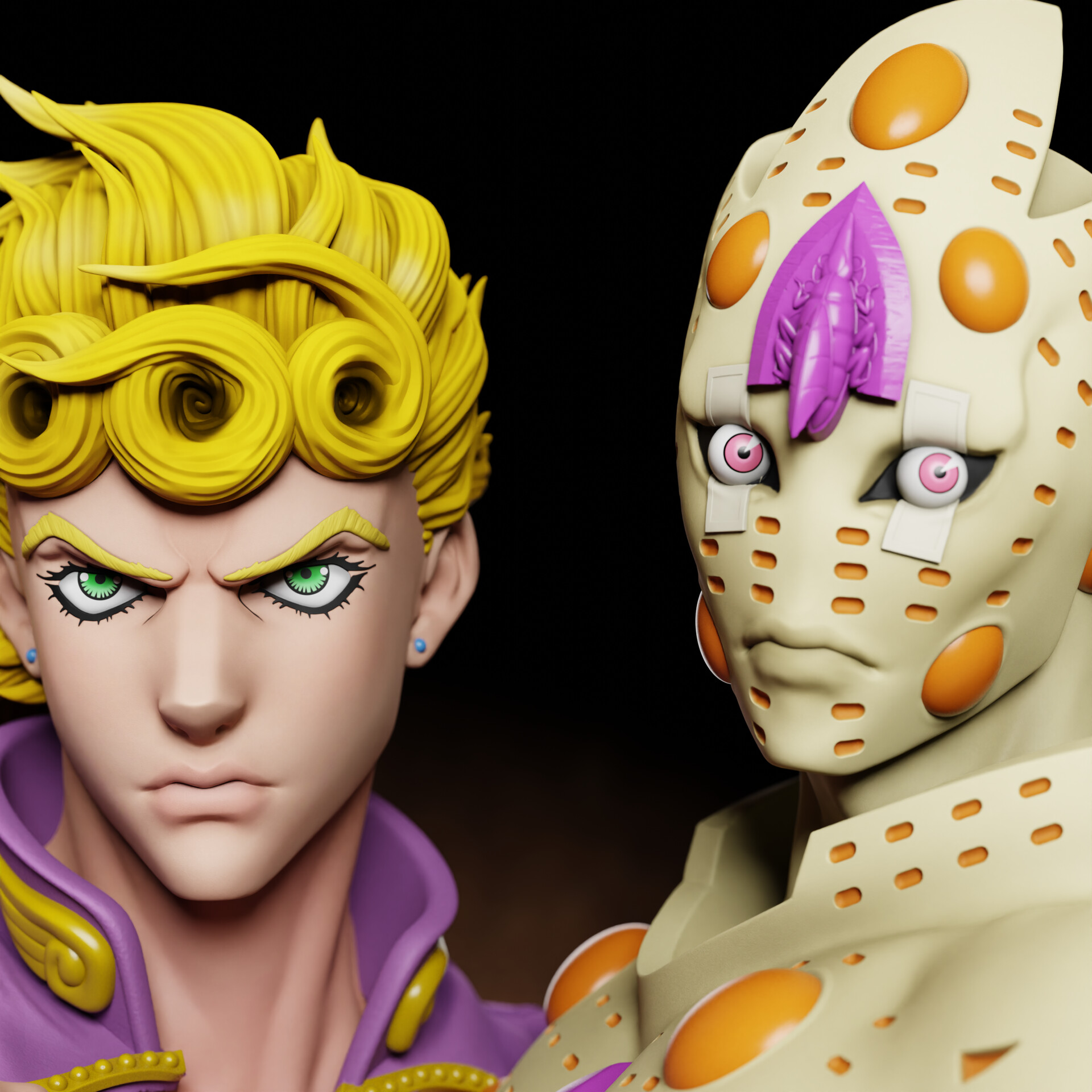 ArtStation - Giorno Giovanna GER - JoJo's Bizarre Adventure Fanart