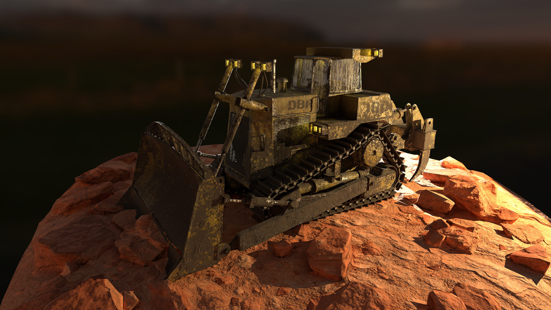 ArtStation - Bulldozer