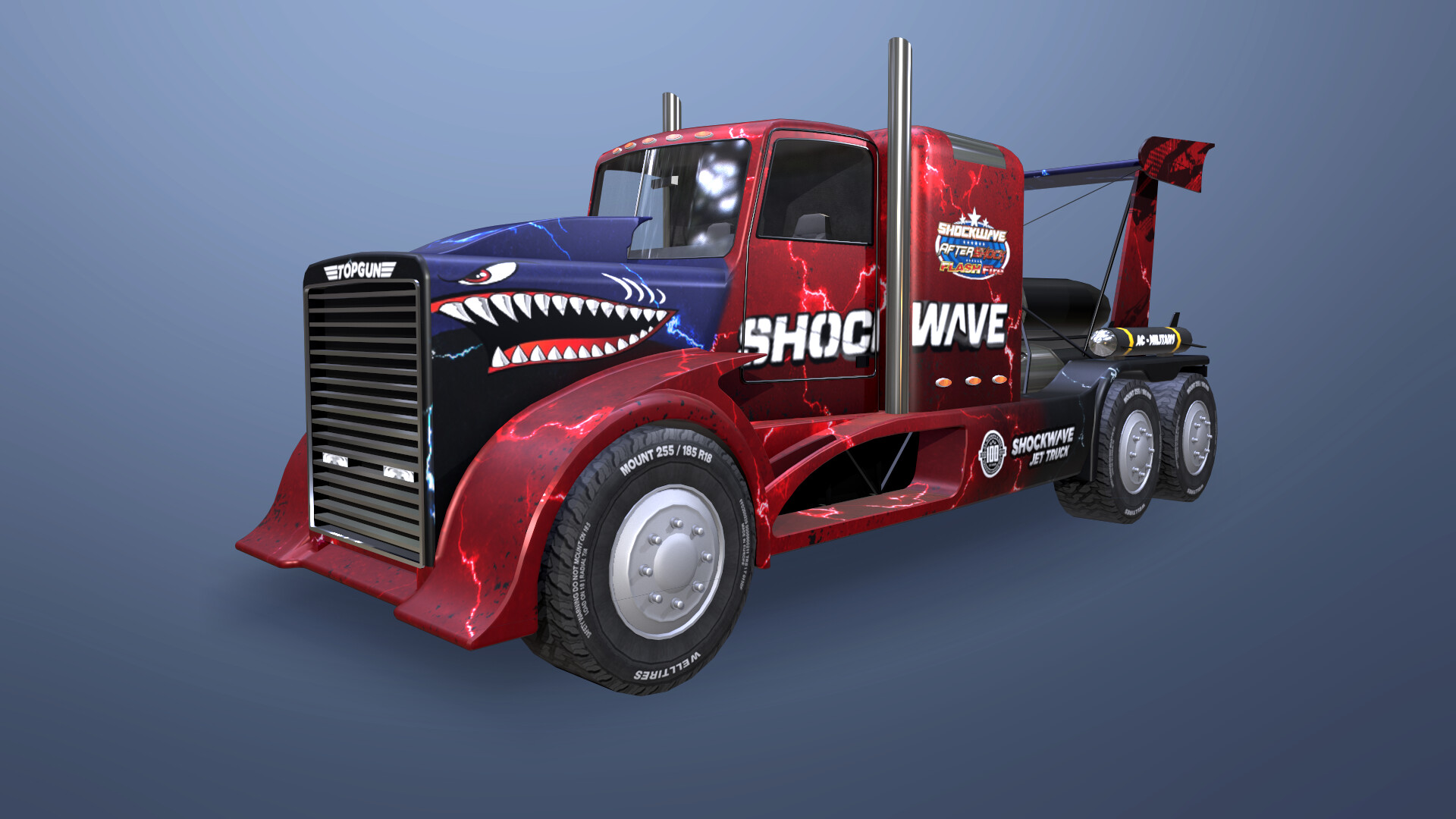 ArtStation - Shockwave Jet Truck