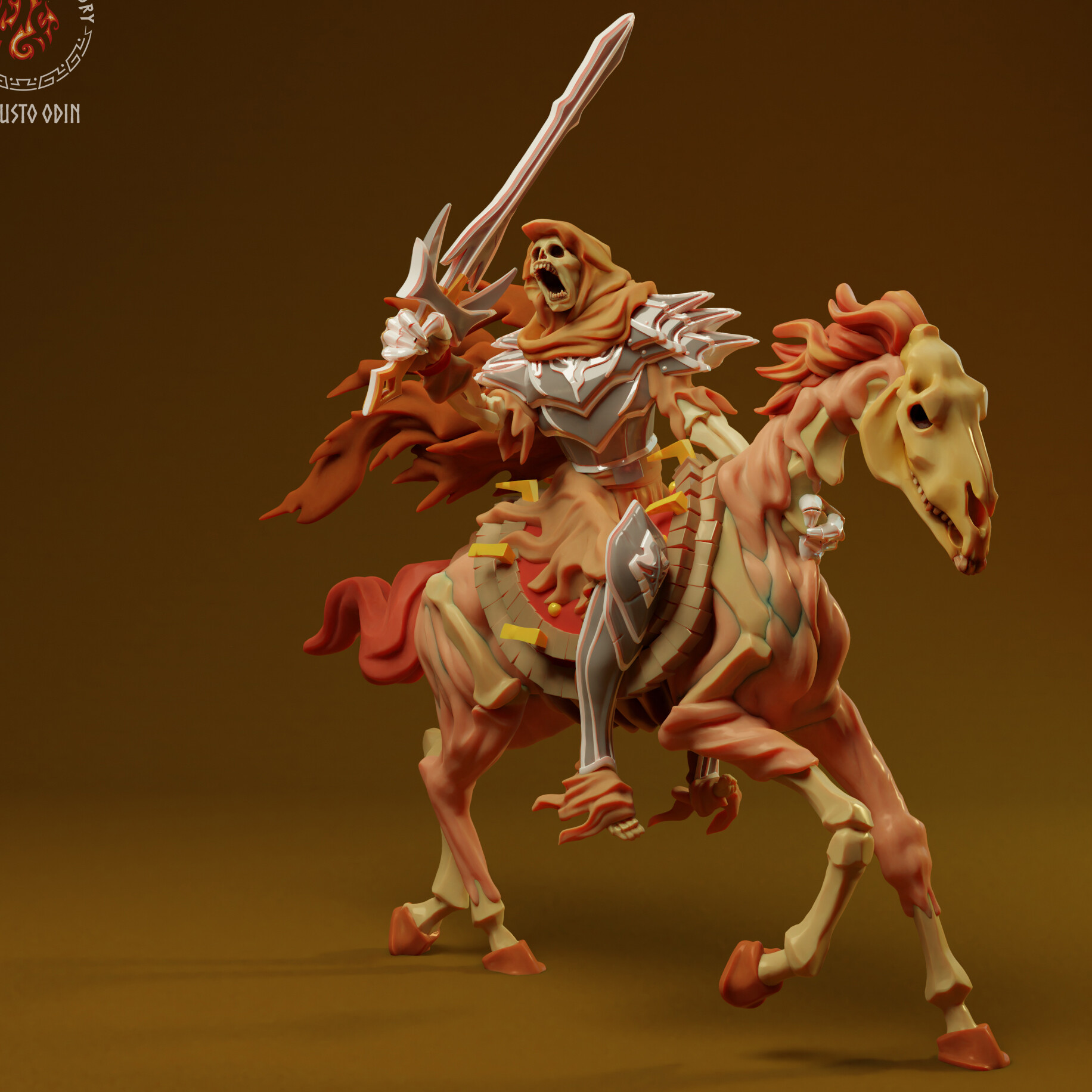 ArtStation - CGF Skeleton Knights - By Augusto Odin