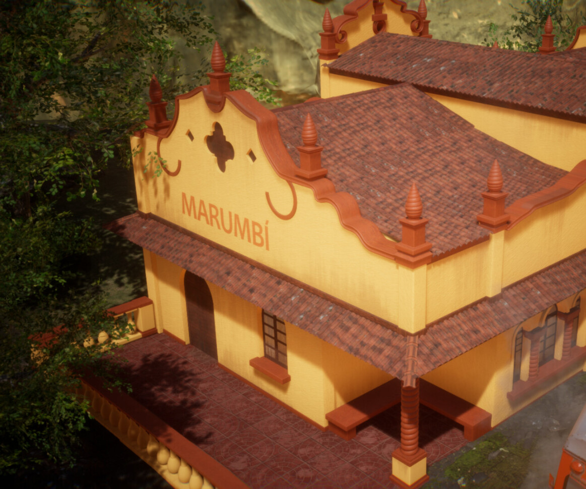 ArtStation - Train Station - Virtual Production - Unreal Engine - LookDev