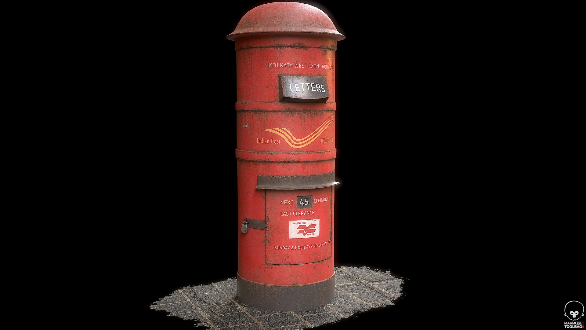 ArtStation - Classic Indian Post Box