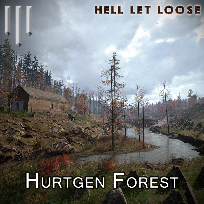 ArtStation - Hurtgen Forest - Hell Let Loose