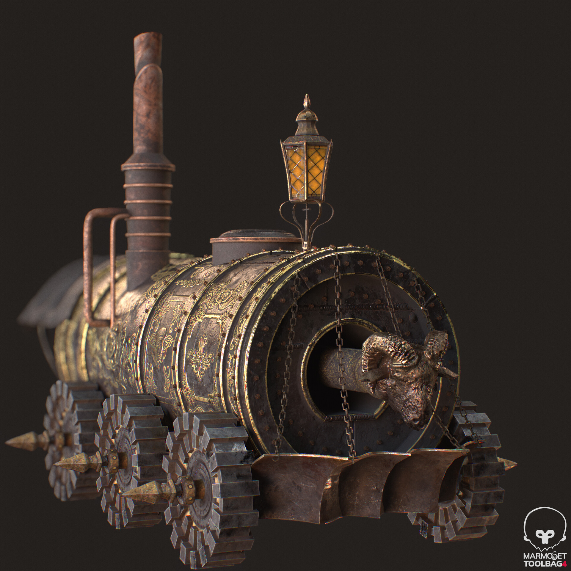 ArtStation - Steampunk Battering Ram