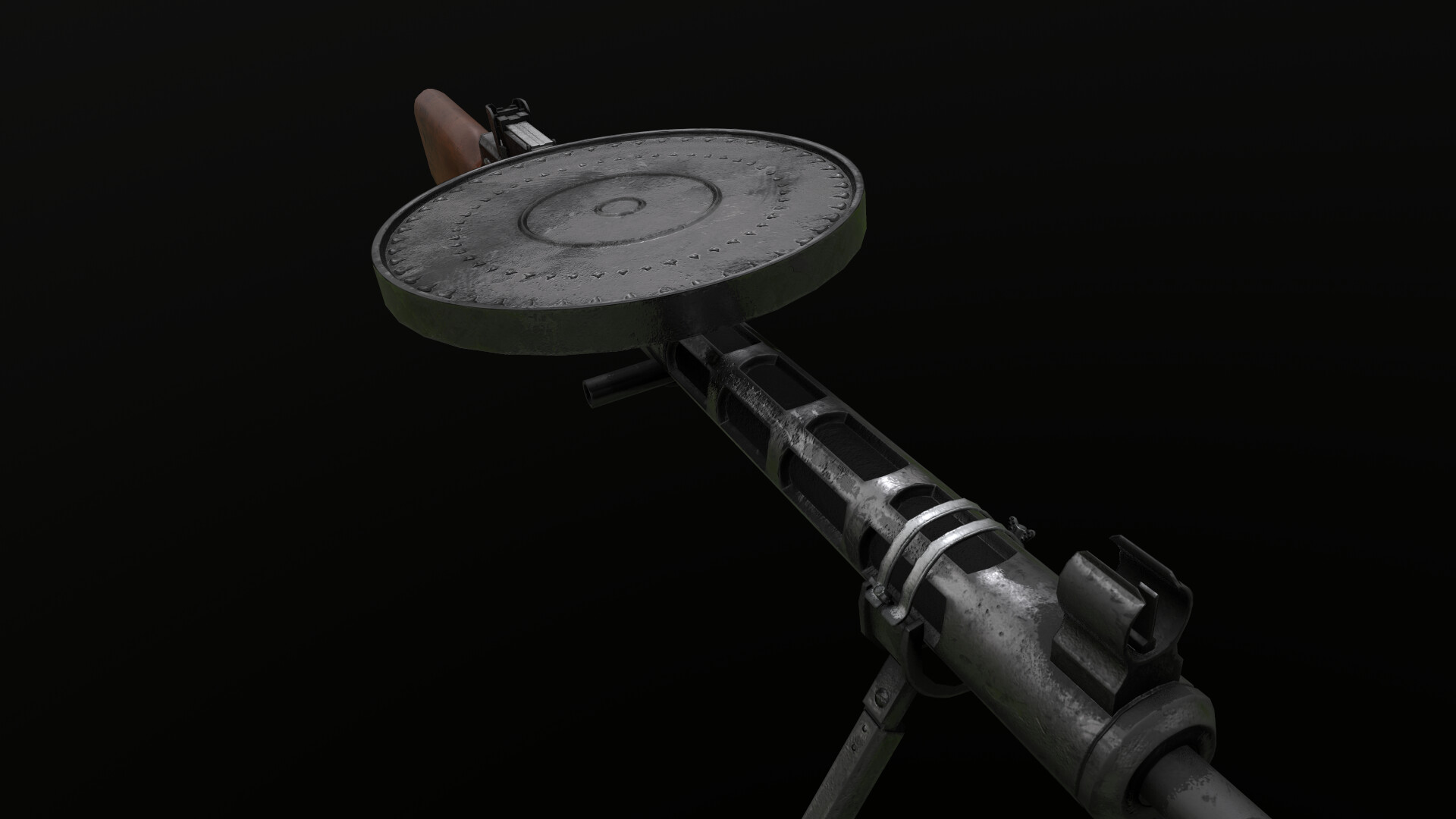 ArtStation - DP-27(Degtyaryov machine gun)