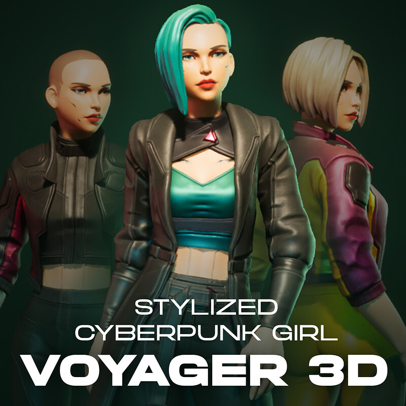 Modular Cyberpunk Girl