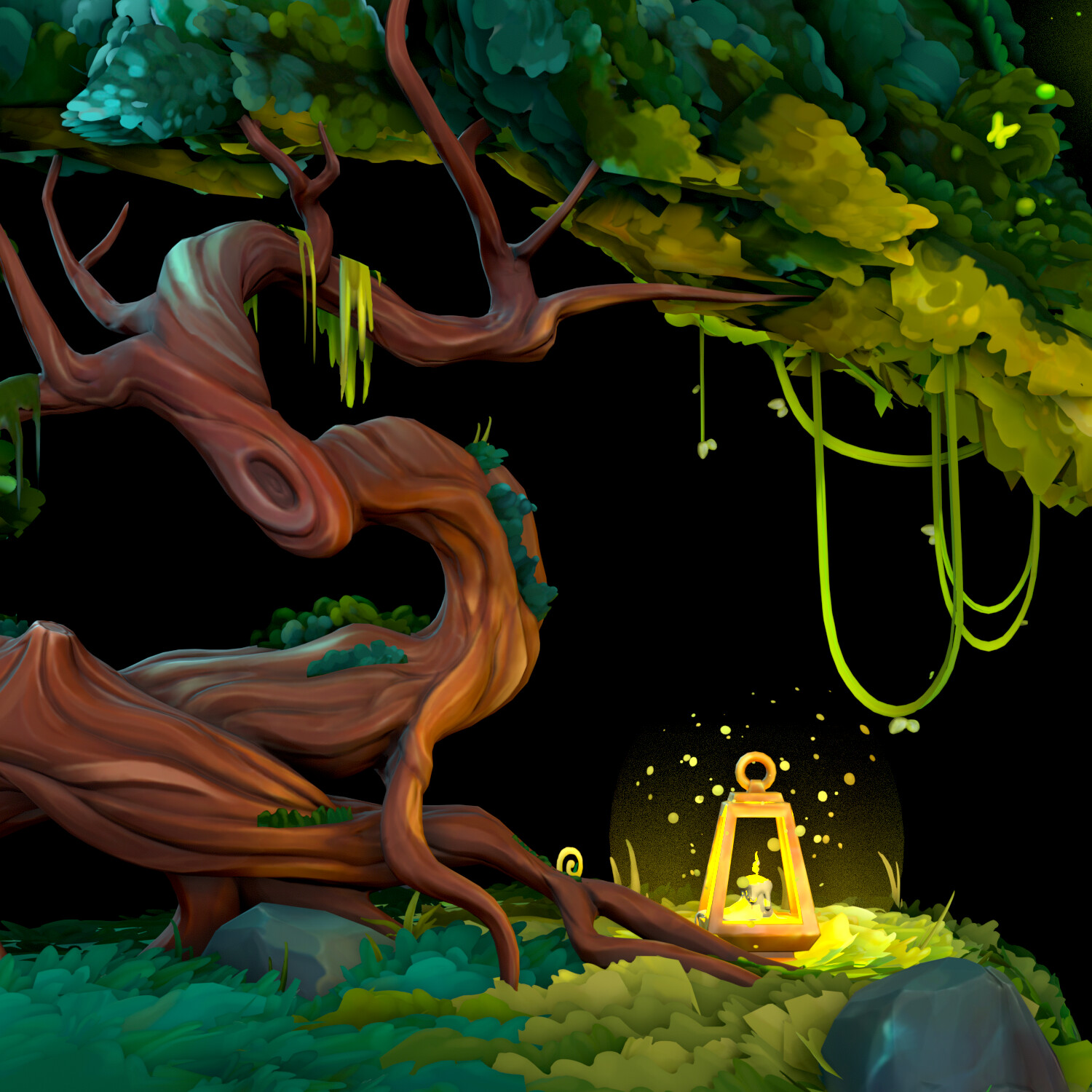 ArtStation - Magic tree
