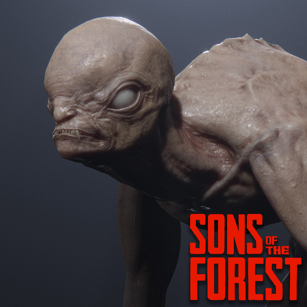ArtStation - Sons of the Forest - Skinny Female