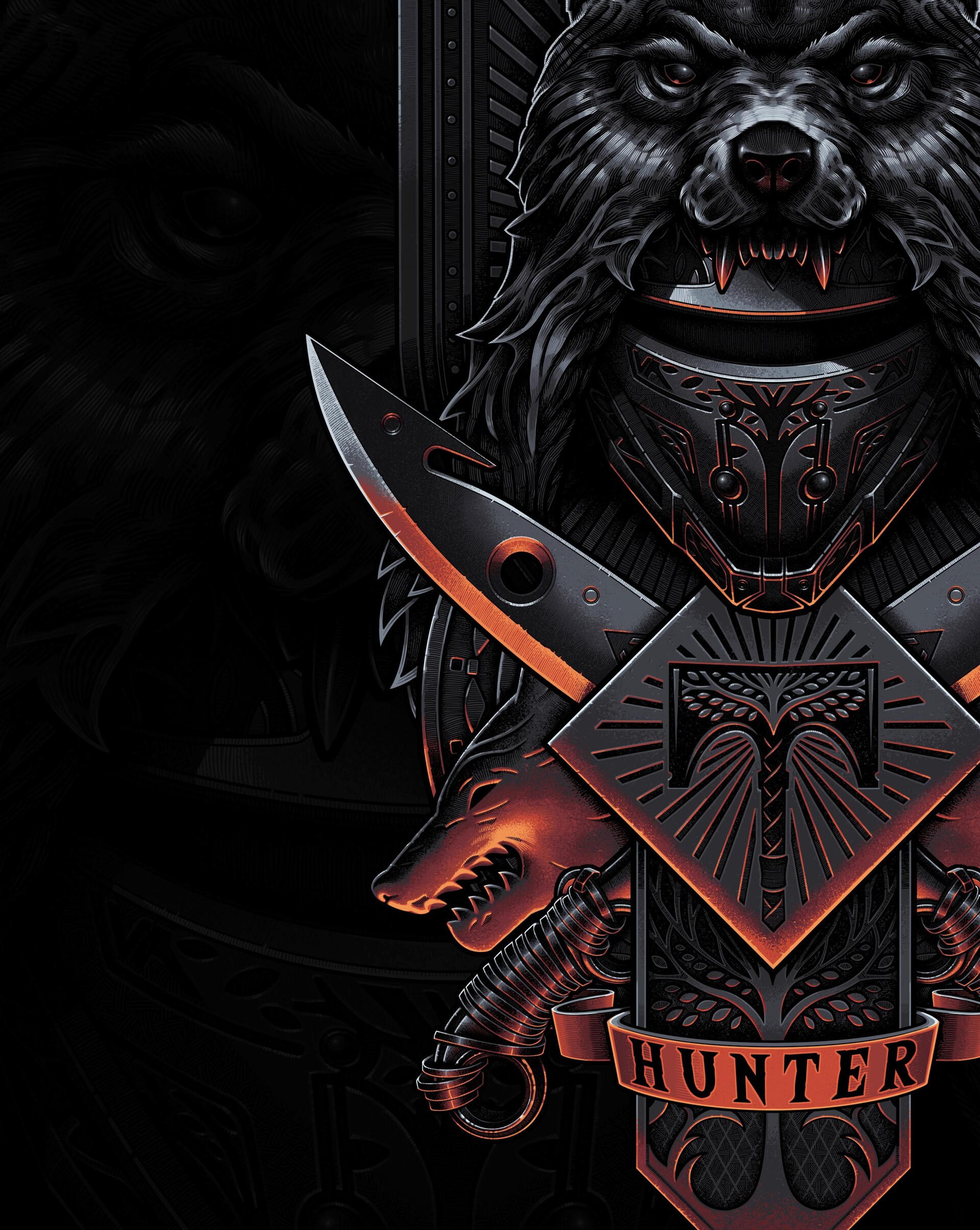 ArtStation Iron Lord Hunter Coat of Arms