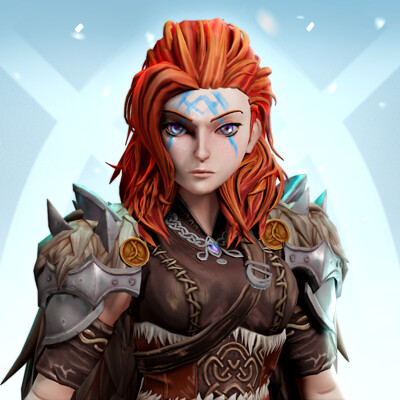 ArtStation - Astrid The Viking