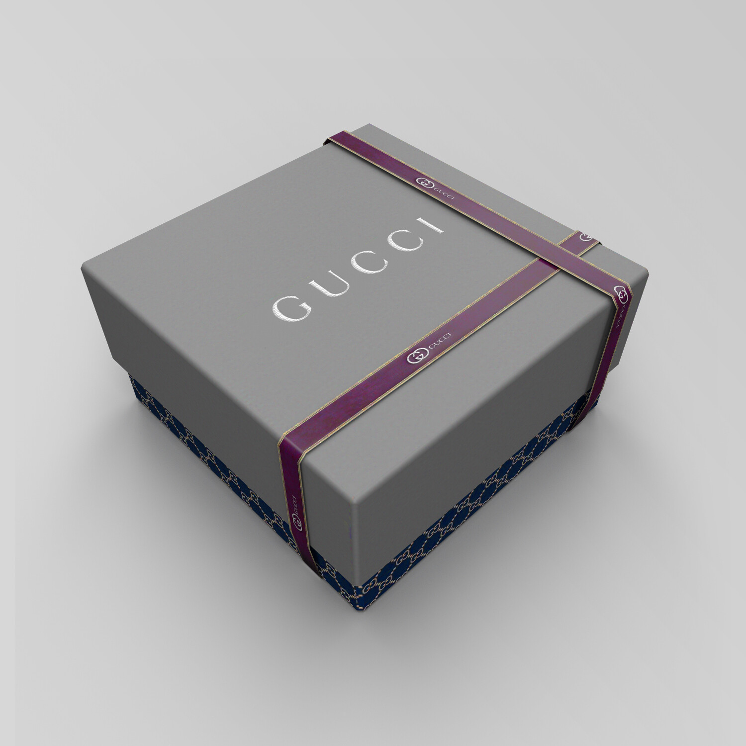 ArtStation Gucci Shoe Box (Low Poly)