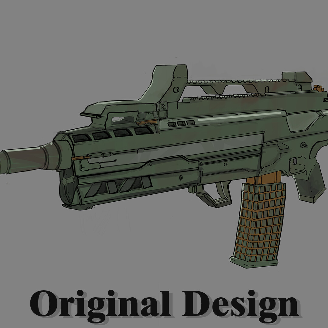 ArtStation - Scifi Firearm Concept Art | Original