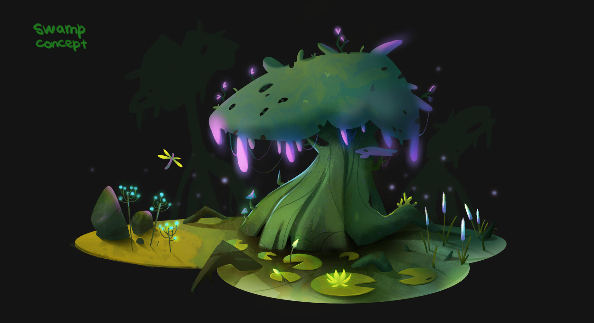 ArtStation - Toxic swamp