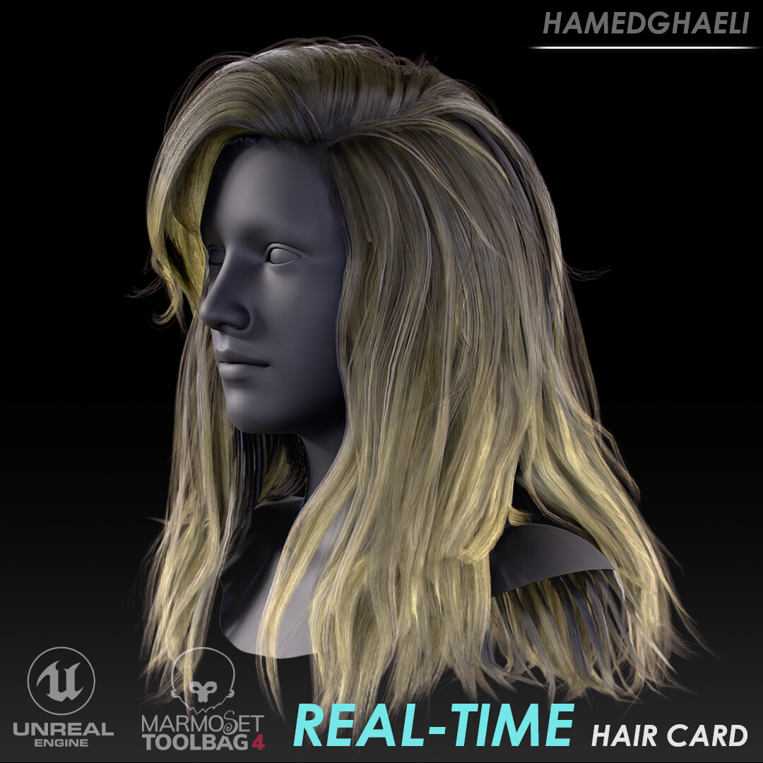 ArtStation - Hair Female - 004