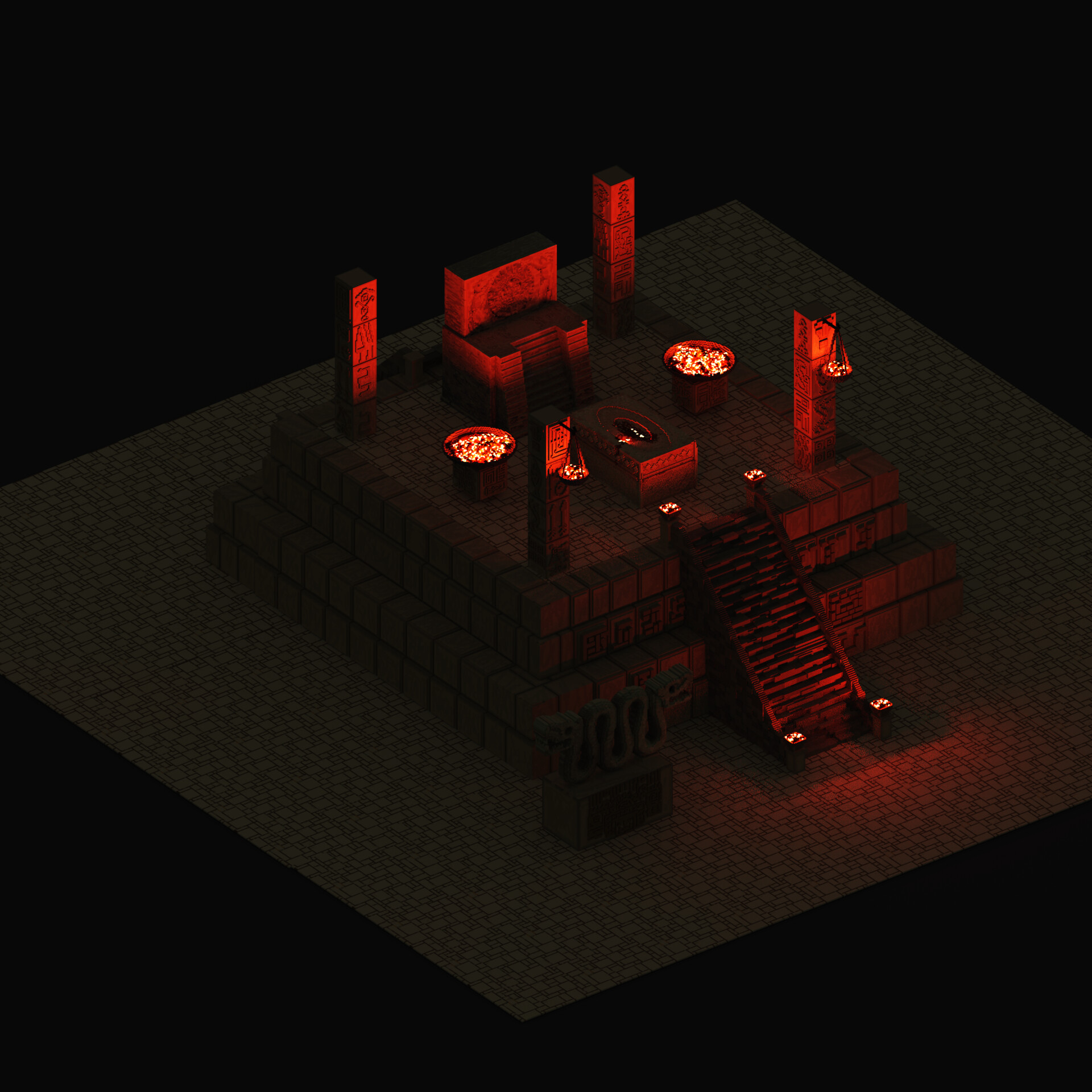 Artstation voxel maya assets
