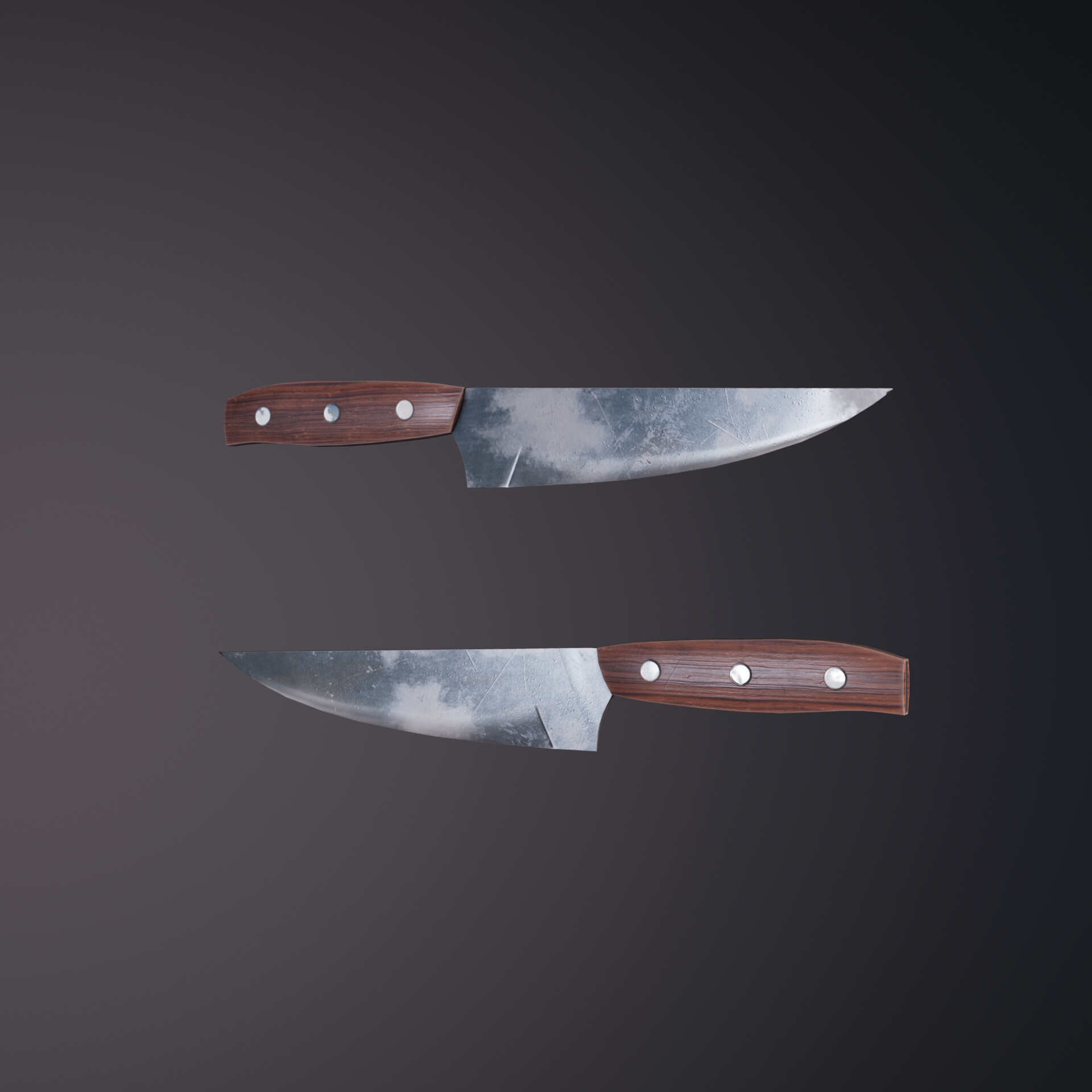 ArtStation Knife commissioned prop // Substance Designer, Painter