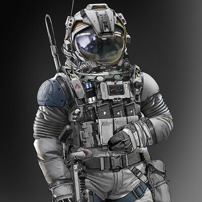 ArtStation - space combat suit