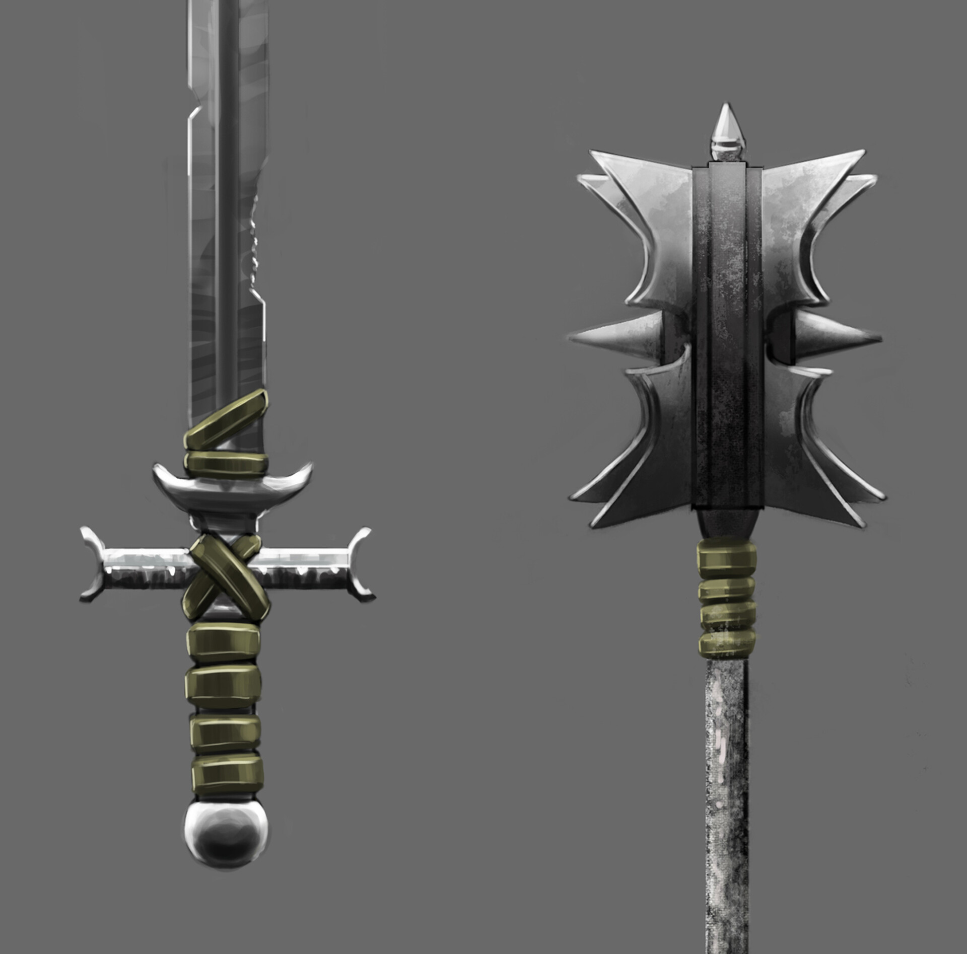 ArtStation - Medieval Weapon Design