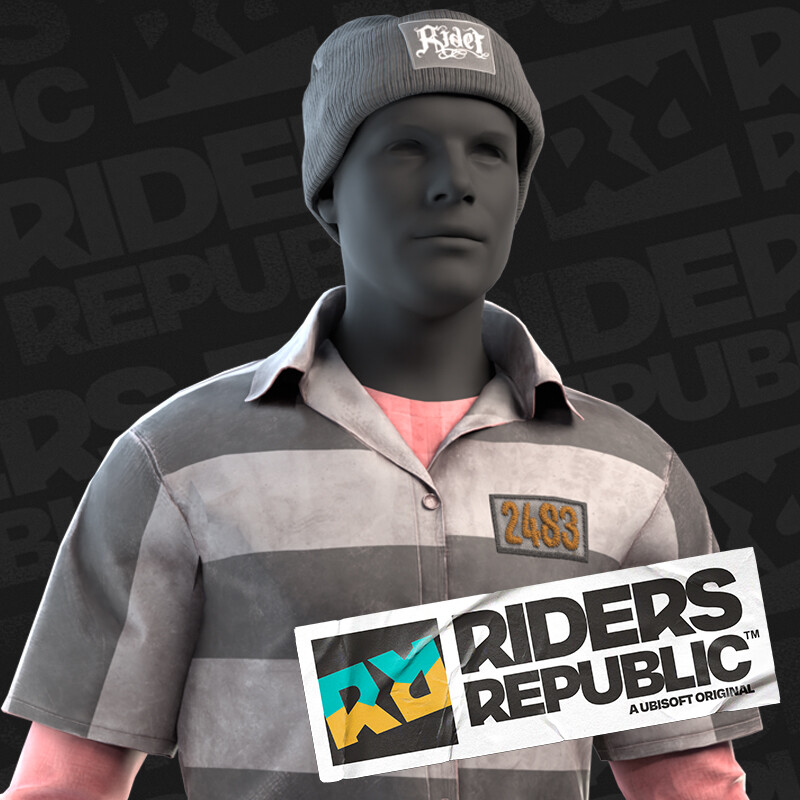 ArtStation Riders Republic Inmate 2483 Outfit