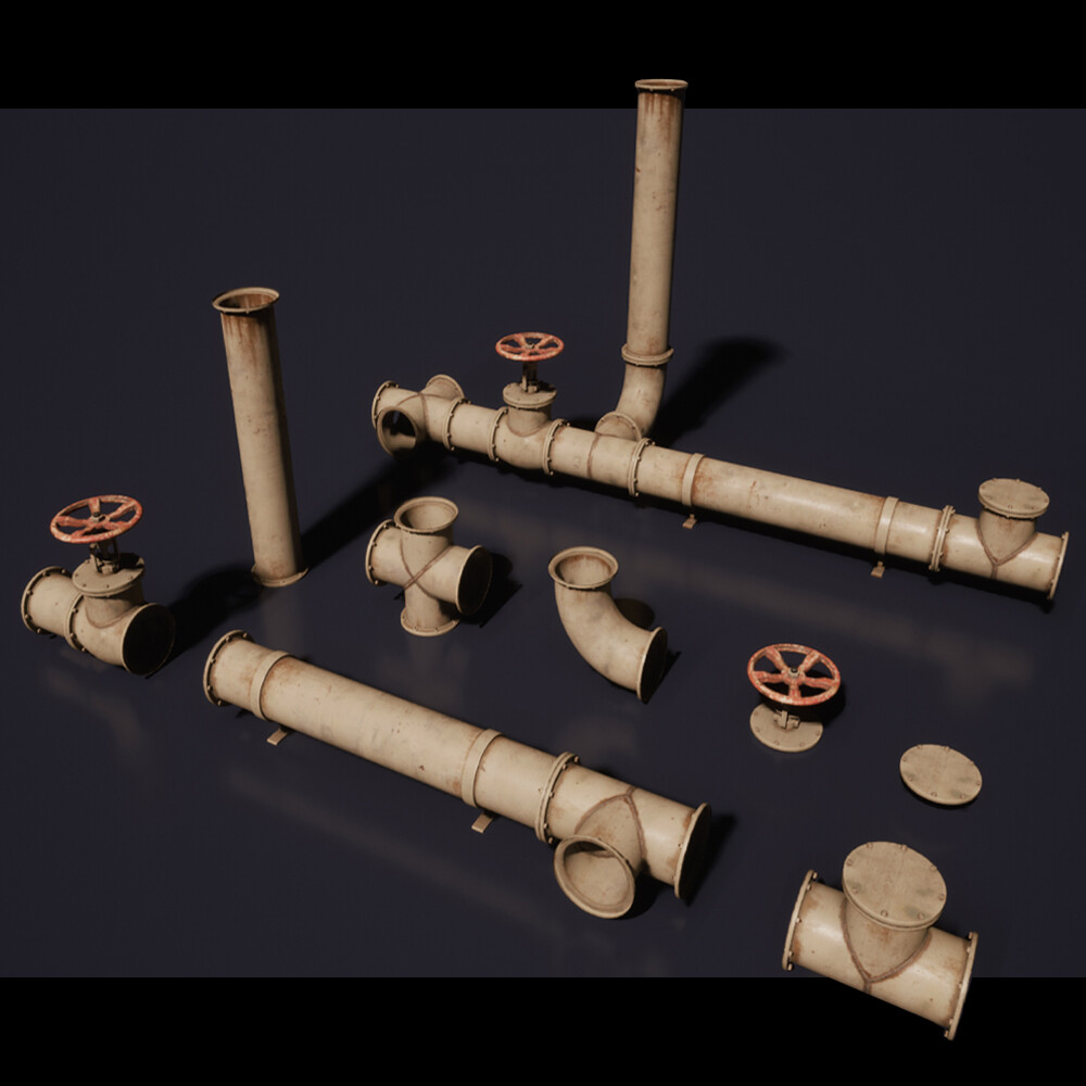 ArtStation - Modular Pipes