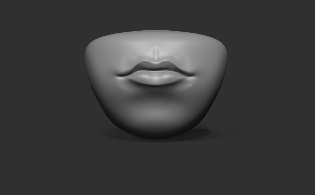 ArtStation - lips in zbrush