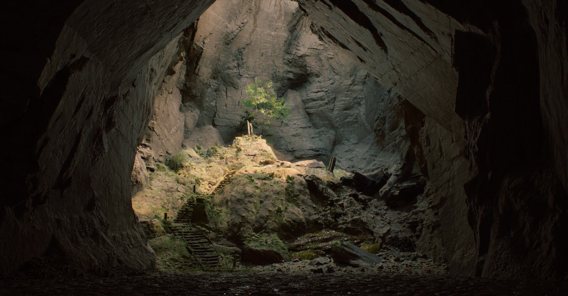 ArtStation - Relaxing Cave Ruin (Soon Doong)