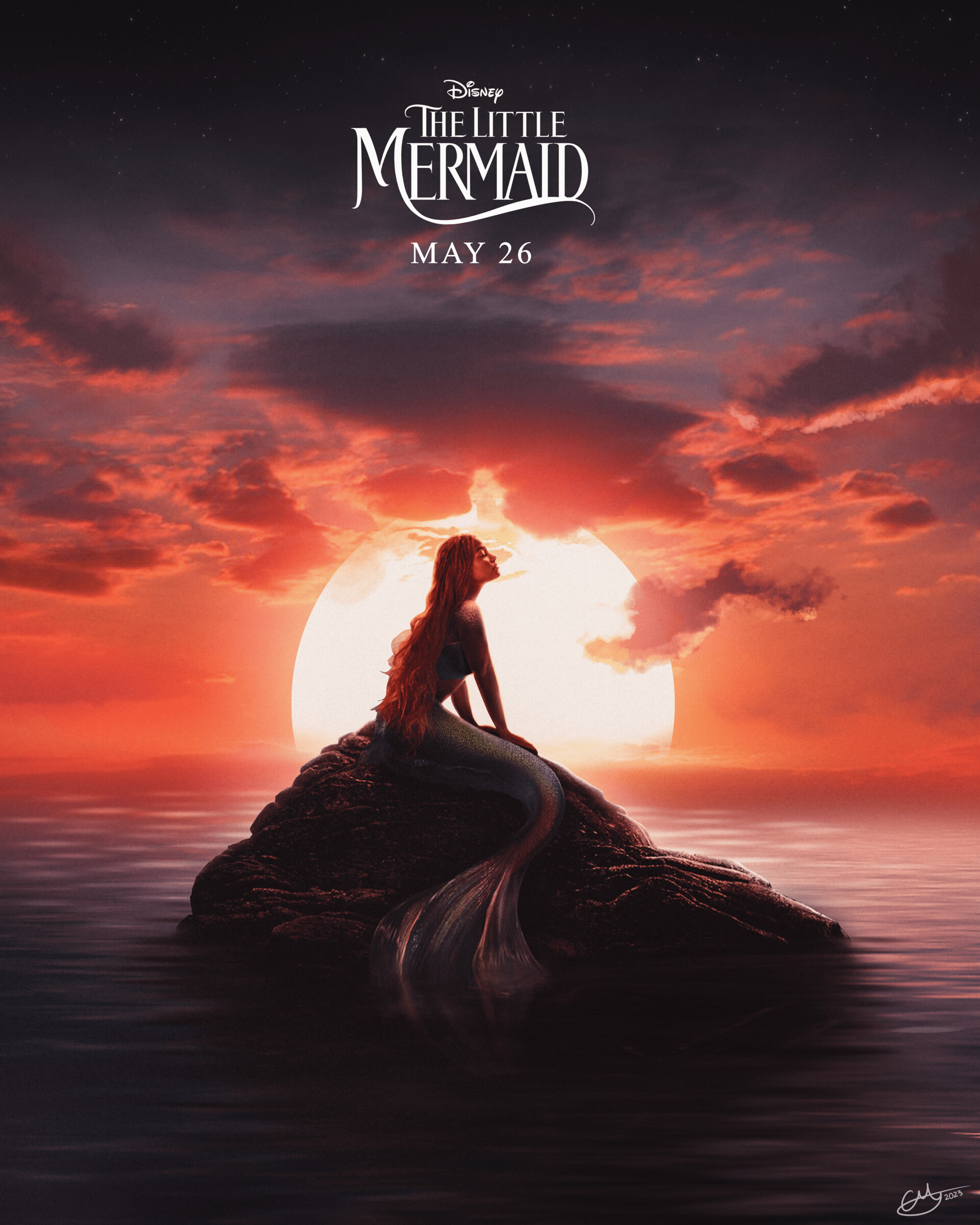 ArtStation The Little Mermaid Poster Redesign