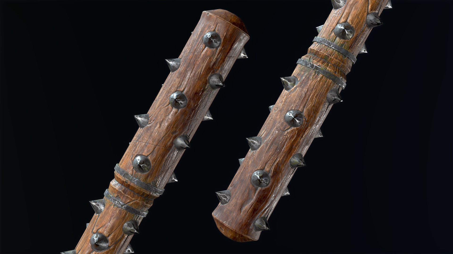 ArtStation Japanese mace Kanabo