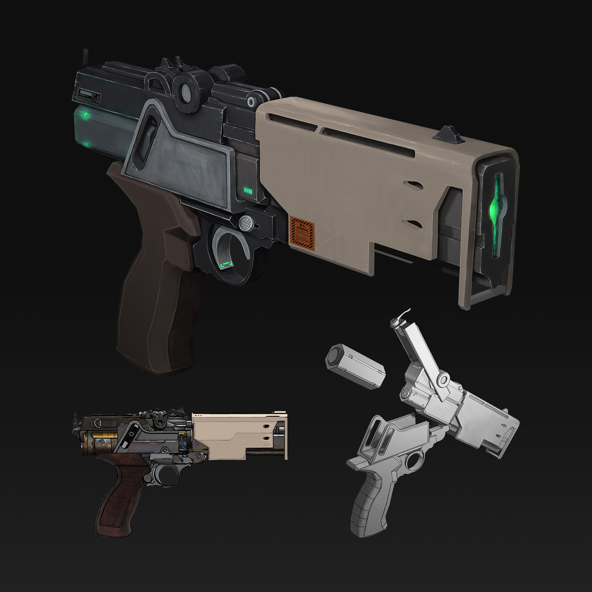 ArtStation - Makeshift Scav Pistol